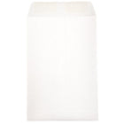 JAM Paper Enveloppes à ouverture au sommet et rabat droit gommé, 6 x 9 po, blanches, 200 par paquet-Blanc