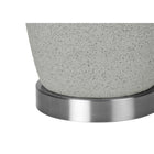Monarch Specialties - Luminaire - 25 po H Lampe De Table - Céramique Gris - Abat-Jour Gris - Moderne-Un assemblage mineur est requis avec des instructions illustrées incluses . conçu en toute confiance à partir de matériaux durables, cette lampe est soutenue par une garantie limitée de 2 ans contre les défauts de fabrication pour votre satisfaction