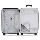 Travelpro - Odyssey 28 po Valise Rigide À Enregistrer de Grande Taille à Roulettes - Vert Pâle-Un panneau de séparation à fermeture éclair et une poche intégrée pour accessoires permettent de ranger et de sécuriser le contenu