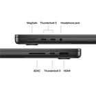 Apple - MacBook Pro 14 po - M5 Pro - CPU 15 cœurs - SSD 1 To - Mémoire 24 Go - Noir infini-Caméra et audio de pointe - Profitez d’un son limpide et d’un cadrage toujours parfait grâce à la caméra Center Stage 12 Mpx, aux trois micros de qualité studio et aux six haut-parleurs avec Audio spatial et prise en charge de Dolby Atmos
