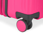 Reebok - Ensemble de Valise Rigide 2-Pieces de la collection Achievement - Fuchsia-Intérieur doublé signature avec panneau de séparation, poches pratiques et sangles de serrage