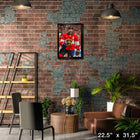 Aaron Ekblad Panthers 2025 Playoffs - Toile encadree - 22" x 31"-Sous licence officielle de la LNH et de l'AJLNH