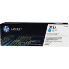 HP 312A (CF381A) Cartouche de toner HP LaserJet cyan d’origine-Couleurs: Cyan
