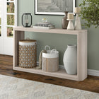 Hudson&Canal - Console Kellan , 132 cm de largeur, blanc aulne-Nettoyer avec un chiffon doux et sec, sans produits chimiques agressifs ni produits de nettoyage abrasifs