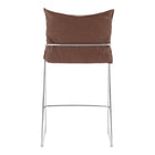 Zuo - Pola Tabouret de comptoir - Brun-Garantie limitée de 3 ans
