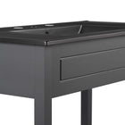 Modway - Altura 24" Vanette de salle de bain - Gris Noir-Matchs non inclus