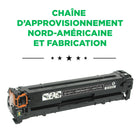 CIG - Cartouche de toner CB540A HP 125A remise à neuf - rendement standard - noir- Garantie de 2 ans avec garantie de performance à 100 %