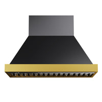 KUCHT KRH48TG 48 po Hotte murale - 900 CFM - Gemstone-Hotte pro de haute qualité en acier inoxydable 304 d’une épaisseur de 1,0 mm qui rehaussera l’apparence de votre cuisine gastronomique