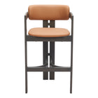 Zuo - Shaili Tabouret de bar - Brun-Rembourrage moelleux et confortable