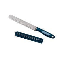 Mr. Bar-B-Q - Couteau à découper 20 cm avec protège-lame-La lame de 20 cm en acier à haute teneur en carbone, extrêmement tranchante, permet de découper sans effort toutes les pièces de viande.