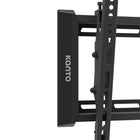 Kanto - Support mural inclinable pour téléviseur portrait à profil bas - Noir-Garantie limitée du fabricant de 5 ans