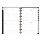 AT-A-GLANCE - Agenda scolaire hebdomadaire/mensuel Signature 2026-2027 - 8 1/2 po H x 5 3/8 po l - noir - bilingue-13 mois de planification académique hebdomadaire/mensuelle