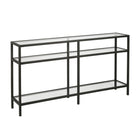 Hudson&Canal - Console Sivil 55" L - Bronze noirci-Un design contemporain moderne pour votre entrée, votre salon, votre bureau et plus encore