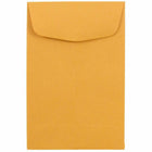 Jam Paper - Enveloppes commerciales n° 4 Coin Business, 3 po H x 4 1/2 po l, Kraft Manille brun, Paquet de 50-Couleur : Kraft brun