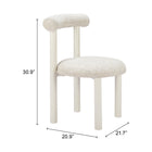 Zuo - Ceres Chaise de salle à manger - Beige-6
