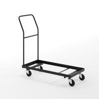 Flash Furniture – Chariot noir pour chaise pliante-Chariot pour chaises pliantes