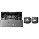 DJI - Mic 3 (2 TX + 1 RX + Boîtier de recharge)-Capacité 4TX + 8RX et sortie à quatre canaux