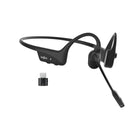 Casque Bluetooth Shokz OpenComm2 avec dongle USB-C-Communication cristalline : Profitez d'une clarté inégalée dans vos conversations avec nos microphones double réduction de bruit avancée. Dites adieu aux bruits de fond et aux distractions, garantissant que chaque mot soit entendu clairement
