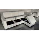 Brassex - Canapé sectionnel modulaire avec rangement 738204 Lotus - brun-5