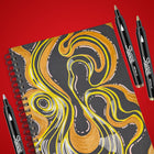Sharpie - Marqueurs créatifs - Pointe Ronde - métalliques - paquet de 10-Les marqueurs à pointe pinceau vous permettent de créer des traits variés lorsque vous dessinez sur votre toile
