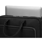Bugatti - Maletlette de la collection Wellington pour ordinateur portable jusqu’à 15,6 po - Noir-Système d’organisation avant : Panneau multi-poches pour ranger et séparer les essentiels (téléphone, câbles, stylos, cartes) avec accès rapide