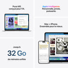 Apple - MacBook Air 13 po - M5 - 10 coeurs - 512 Go SSD - Mémoire unifiée 16 Go - Comète-Si Vous Aimez iPhone, Vous Allez Aimer Mac - Mac fonctionne en parfaite synergie avec vos autres appareils Apple. Affichez et contrôlez votre iPhone sur votre Mac grâce à la recopie d’iPhone. Copiez quelque chose sur iPhone, puis collez sur Mac. Ou utilisez Mac pour texter dans Messages et répondre à vos appels FaceTime
