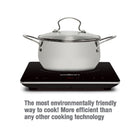 Salton - Cuisinière à induction mince-Plus rapide que les cuisinières au gaz, à serpentin ou à céramique. 