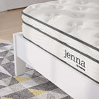 Modway - Jenna 8 po Ressorts et mousse Matelas complet-Bobines 7 po enveloppées individuellement