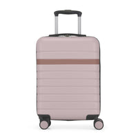 Bugatti - Lisbon Bagage à main rigide - Rose-Fabriqué à partir d'un mélange durable d'ABS et de composite en polycarbonate