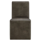 Modway - Emory Cuir végane Fauteuil d’appoint de salle à manger - Champignon-8