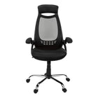 Monarch Specialties - 7268 Chaise De Bureau Dossier Haute Exec - Meche Noir/Chrome-Avec une garantie limitée de 5 ans contre tout défaut, cette chaise est fabriquée selon les normes de performance ANSI/BIFMA pour le mobilier de bureau.