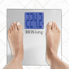 BIOS Living - Pèse-personne numérique à très grand affichage-Idéal pour les personnes qui souffrent d’une déficience visuelle