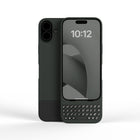 Clicks - Étui clavier pour iPhone 16 – Onyx-Maximisez votre espace d’écran pour les applications et le contenu pendant que vous créez avec Clics