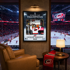 Frameworth - Cadre photoglass de Frederik Andersen 16x20 des Carolina Hurricanes champions Coupe Stanley - 18 po l x 22 po H-6