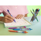 Paper Mate - Stylos à bille InkJoy - rétractables - pointe moyenne - couleurs assorties - Paquet de 6-La pointe moyenne de 1,0 mm, aussi fiable que fluide, procure un trait vif et spectaculaire du début à la fin