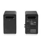 Edifier - QR65 Haut-parleur Bluetooth multimédia à effet lumineux magnifique - Noir-Supports d'enceintes inclus pour une expérience d'écoute améliorée