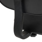 HOMCOM - Chaise de bureau pivotante sans accoudoirs à hauteur réglable avec roulettes - noir-Couleur : noir