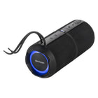 Sharp - GX-BT290-BK Enceinte Bluetooth portable étanche Crystal Clear avec éclairage RGB, noire-Puissance totale de sortie : 32W