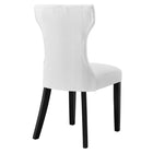 Modway - Silhouette Restauration Fauteuil d’appoint - Blanc-Rembourrage fin en polyester