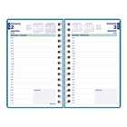  Blueline - 2027 Agenda quotidien DuraFlex – 8 po x 5 po – couleurs assorties – bilingue-Calendriers de référence du mois précédent, du mois courant et des deux mois suivants sur chaque double page