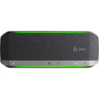 HP - Haut-parleur sans fil Poly Sync 40 USB-A/USB-C - Noir-Réseau de trois microphones