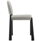Modway - Hayley Tissu rembourré Fauteuil d’appoint de salle à manger - Chameau Noir-Entièrement assemblé
