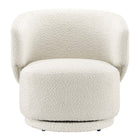 Modway - Celestia Tissu Boucle Chaise pivotante - Ivoire-7