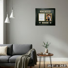 Sidney Crosby Pittsburgh Penguins 1000th Point Collage with Scoresheet - Impression encadree - 28" x 24"-Prêt à accrocher - livré entièrement assemblé