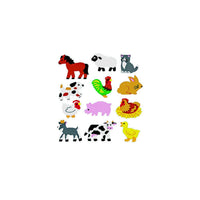 Silver Lead - Sandy Lion Stickers Argent Plomb-Lion de Sable - Animaux de la Ferme-Feuilles d'autocollants
