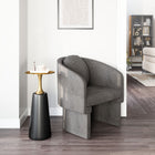 Zuo - Olya Fauteuil d’appoint - Gris truffe-Supporte jusqu'à 330 lb