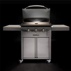 Blackstone - 28 po Plaque de cuisson Select avec capot-Construction en acier inoxydable de calibre 304 avec ornements en laiton électroplaqué