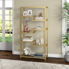 Hudson&Canal - Bibliothèque Johann 68"H - Laiton-Caractéristiques assemblage facile