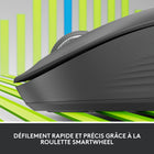 Logitech - Souris sans fil Signature M550 - Graphite-L'ajustement optimal pour votre main : cette souris confortable est conçue pour les mains de petite et moyenne taille, pour un ajustement optimal