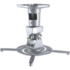 Amer Mounts - AMRP100S Support de Plafond Universel pour Projecteur - Argent-Compatibilité Universelle : Maintient solidement les projecteurs jusqu'à 30 lb (13,6 kg), assurant une large compatibilité.